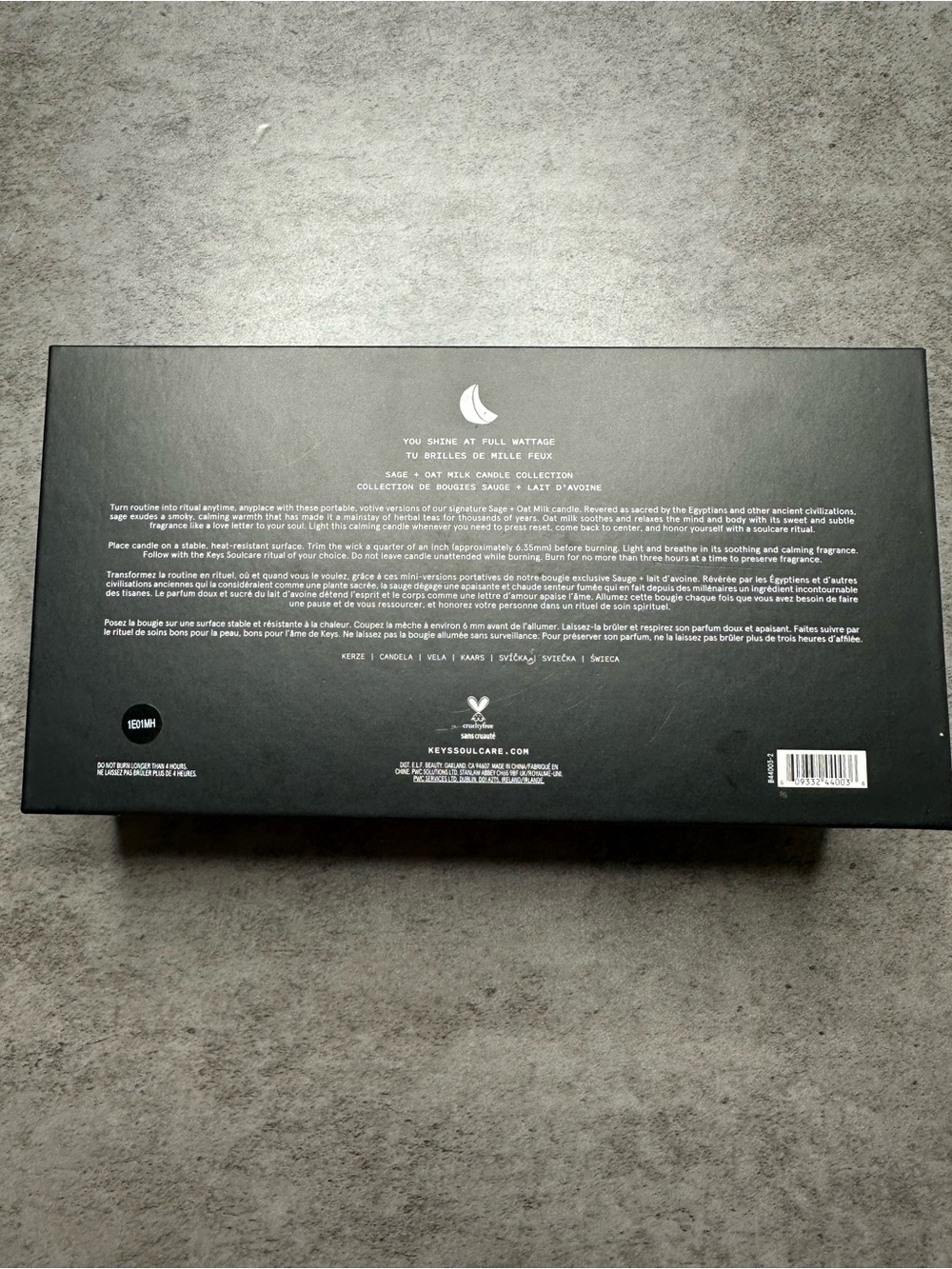 Brand new Keys Soulcare Sage + Oat Milk Candle Collection, 3-piece set. - Picture 3 of 4